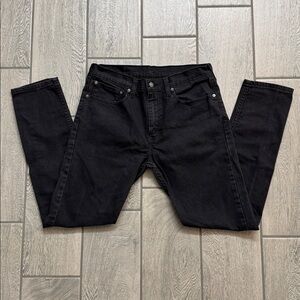 Levi’s 512 Slim Taper Mens 34 x 32 Black Wash